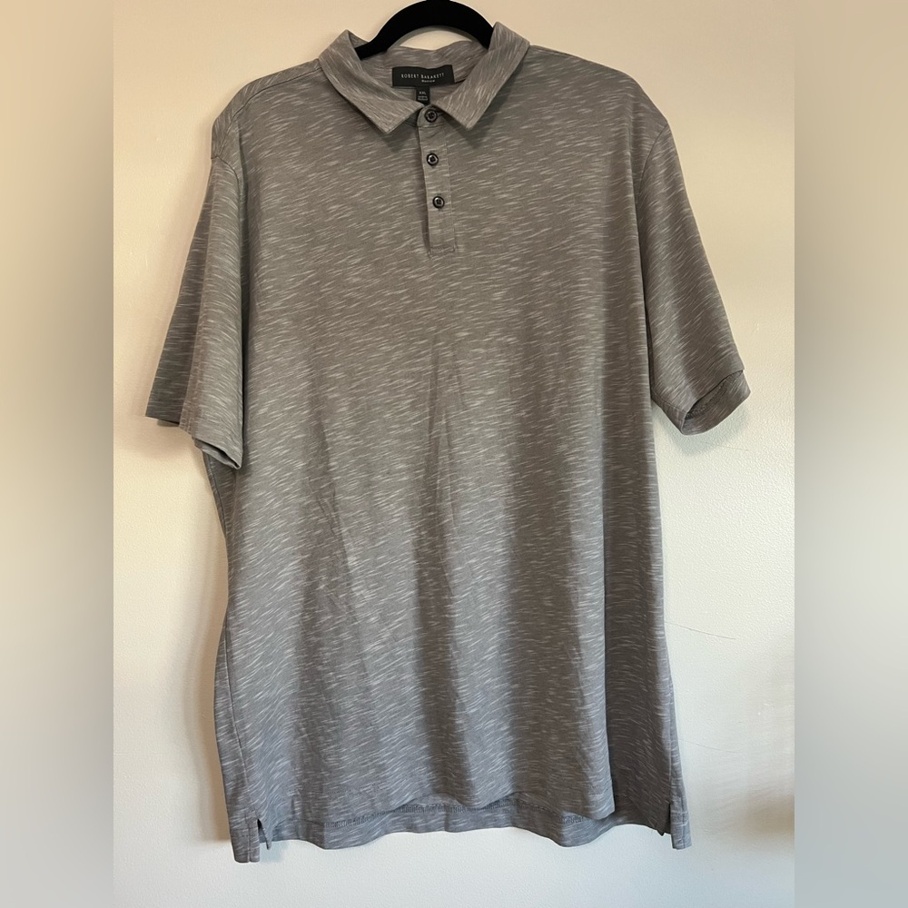 Robert Barakett Montreal Men’s XXL Gray‎ Polo Shirt | Cotton Blend Classic
